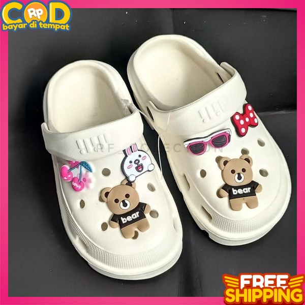 0 Sandal Baim Fuji Anak Perempuan Sandal Karet Anak Cewek Terbaru Sendal Crocs Kekinian Viral