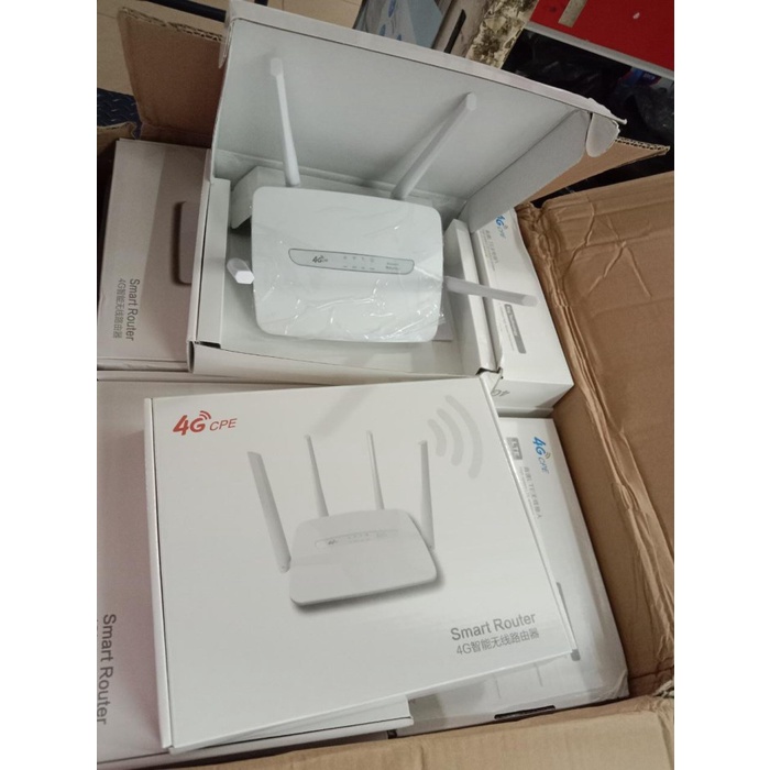 Promo Wifi Wireless Router 4G Lte Cpe Smartcom Lx600 300Mbps Simcard
