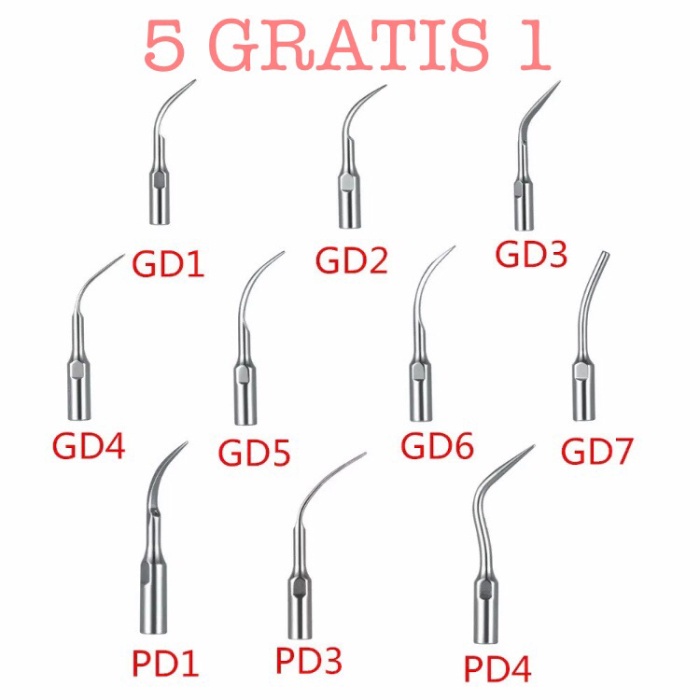 Promo Halodent Dental Tip Scaler Fit Ems Woodpecker Dte Satelec