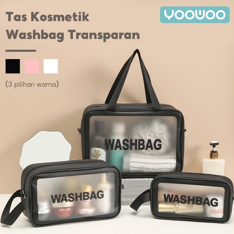 YooWoo tas mandi /travel bag organizer /alat mandi bag / pouch make up tas