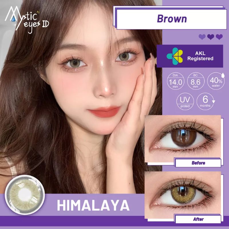 softlens brown series 14mm himalaya brown tailor brown