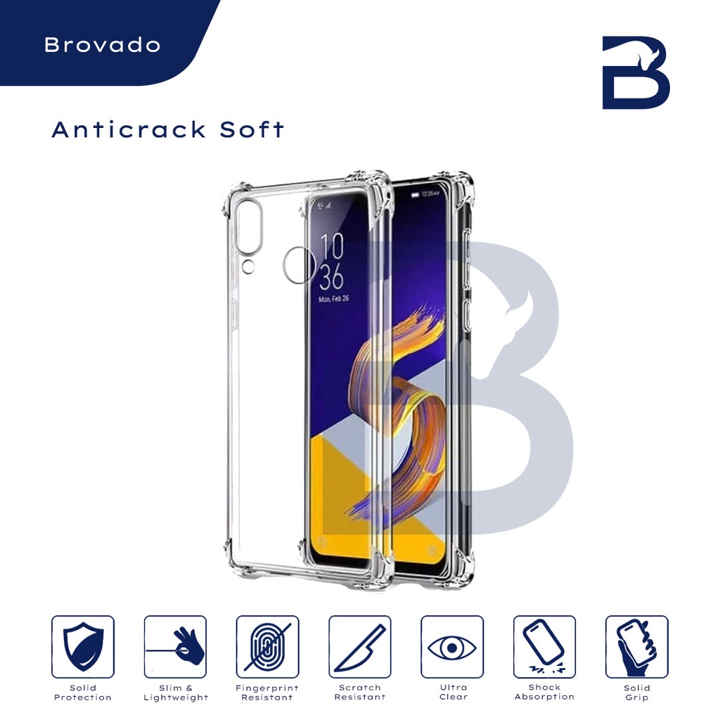 Casing Asus Zenfone Max Pro M1 / Max Pro M2 Anticrack Soft Bening