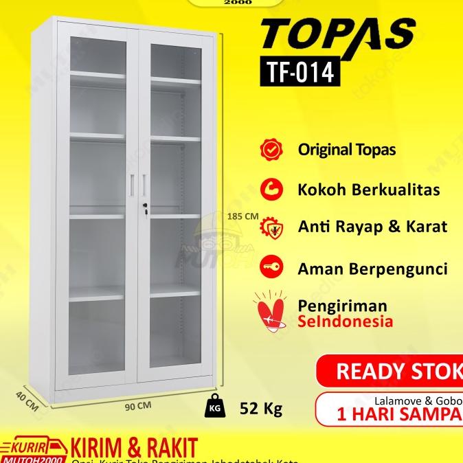 

Topas Tf-014 Lemari Arsip Kantor Lemari Besi - Swing Kaca Berkualitas