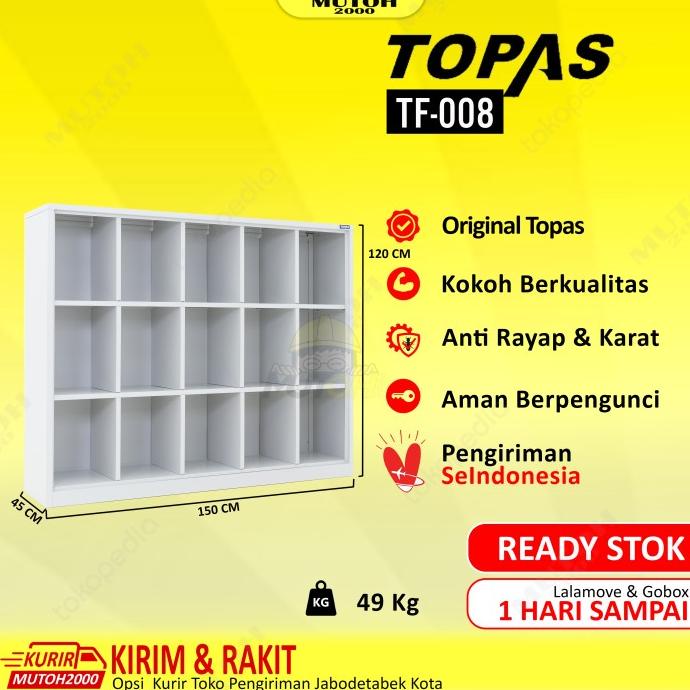 

Best Sales Topas Tf-008 Lemari Besi Multifungsi Rak Multifingsi Rak Helm Berkualitas