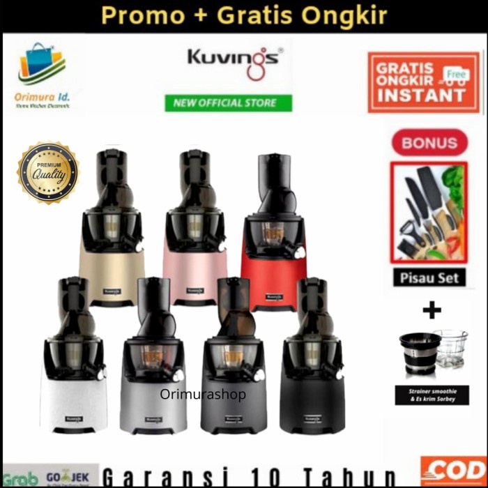 KUVINGS EVO820 WHOLE SLOW JUICER - KUVINGS EVO MATT 820 SLOW JUICER