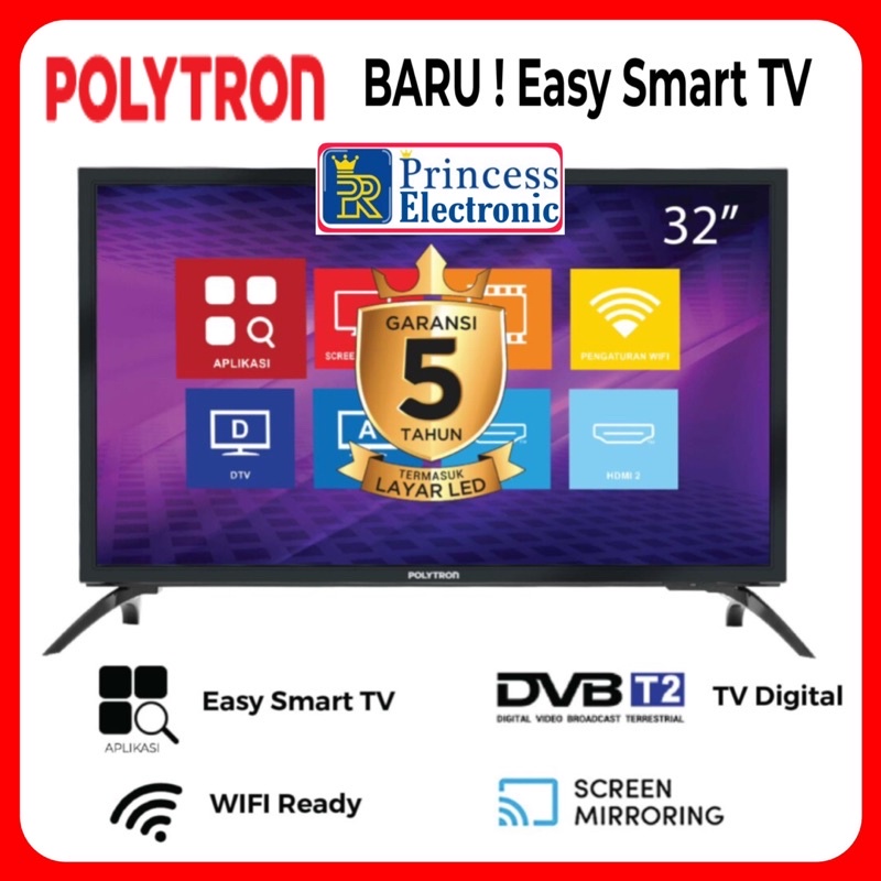 Polytron Smart Digital Tv 32 Inch Pld 32Mv1859