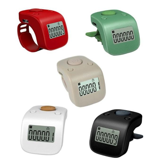 Tasbih digital Rechargeable generasi terbaru tally counter hold silent