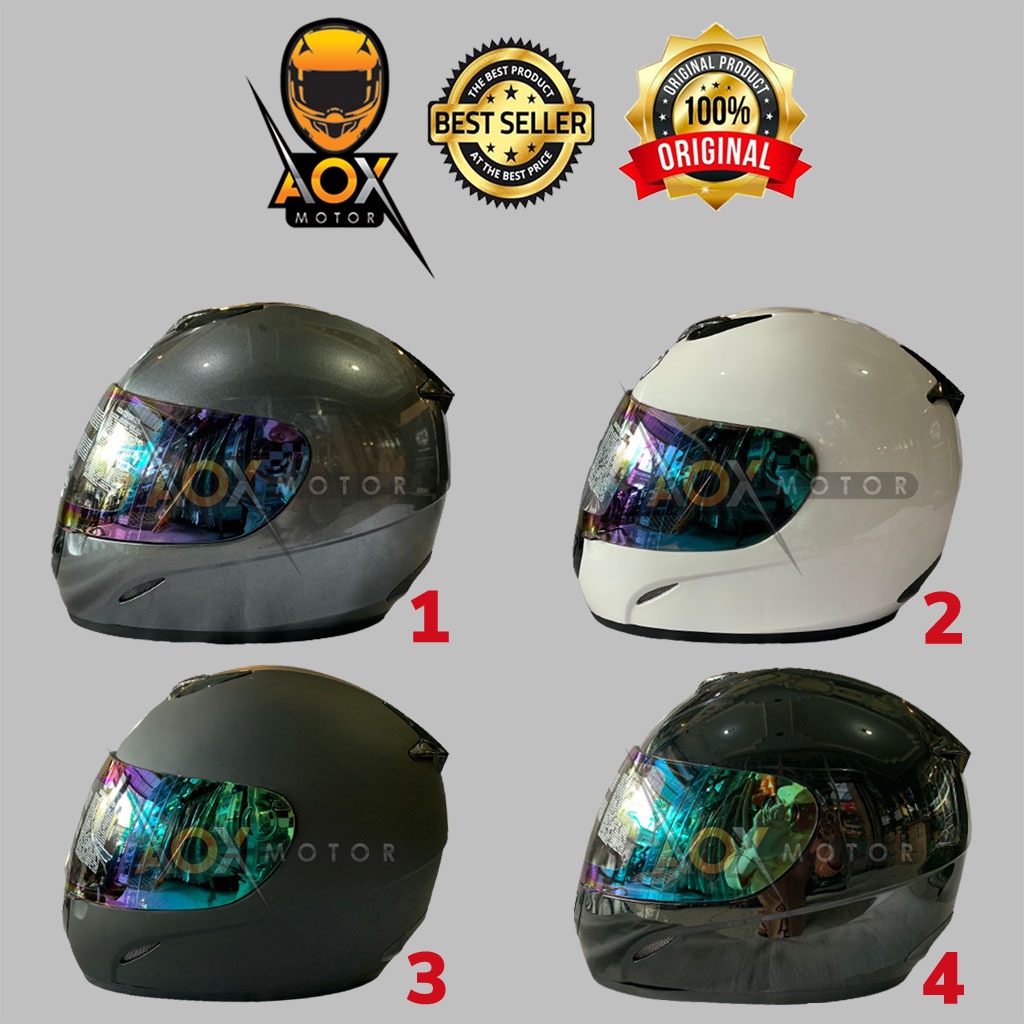 Helm BMC BLADE 200 Solid Polos SNI Fullface (Ongkir 2kg)