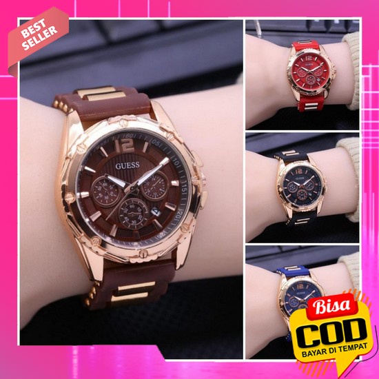 Jam Tangan Import Pria Tali Kulit Free Box Dan Batrai Jam Tangan Pria Sporty Terbaru Water Resistant