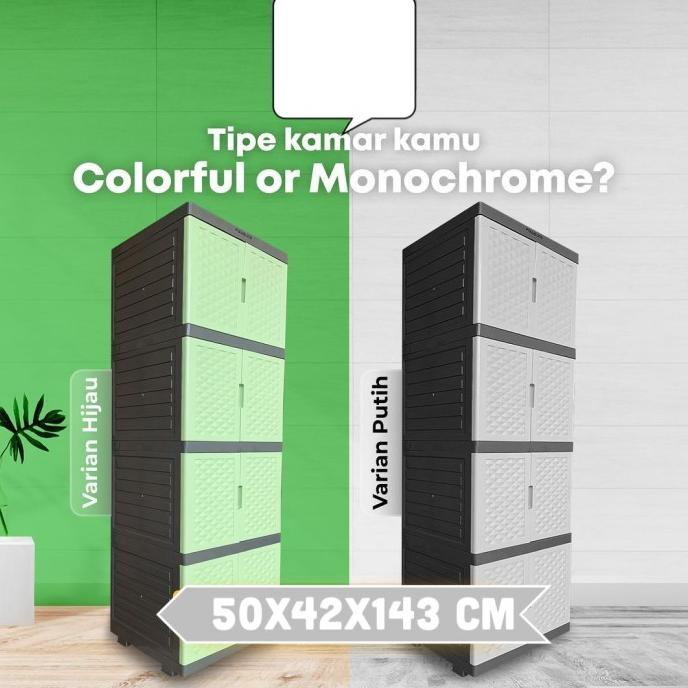 $$$$] Lemari Plastik Susun 4 MIni Fawsline