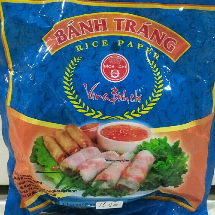 

Banh trang rice paper 16 cm 400 gr -kulit lumpia vietnam