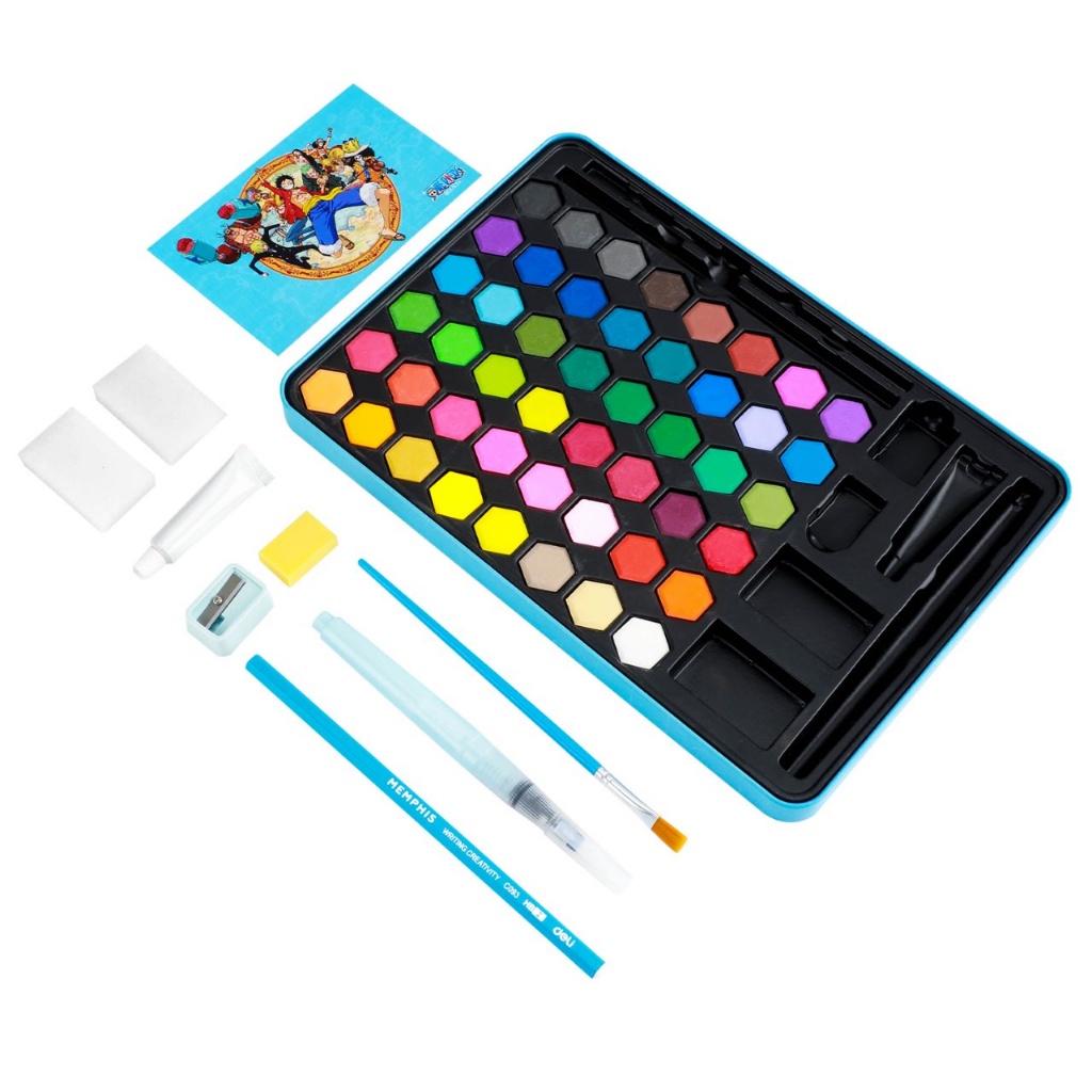 

Deli Watercolour Colour Painting Set / Set Cat Air Color Padat Cc16