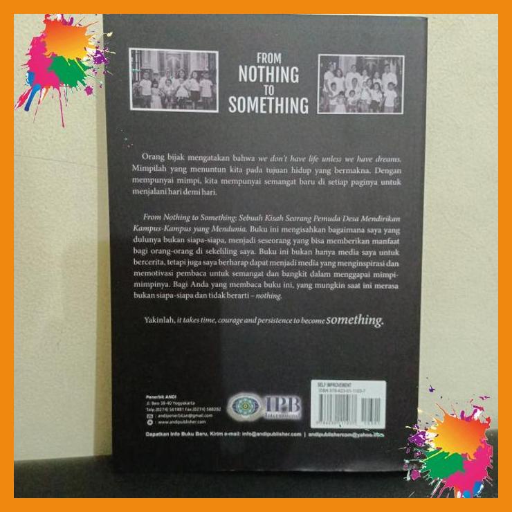 

original buku from nothing to something [fany]