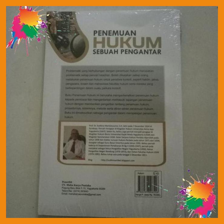 

original buku penemuan hukum sebuah pengantar [fany]