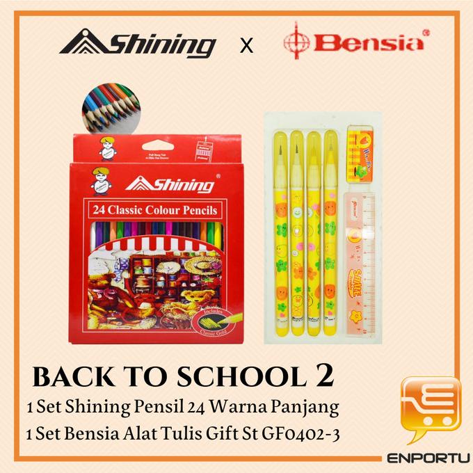 

Paket Back To School 2 / Set Alat Tulis Sekolah Dan Pensil Warna Berkualitas