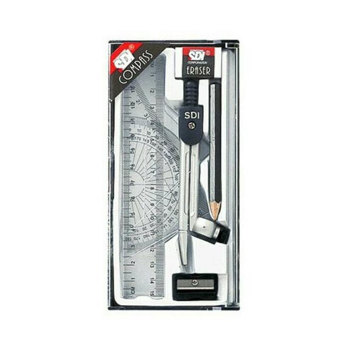 

New Sale Jangka/Compass Penggaris Set Komplit Sdi Murah Bagus Stok Terbatas