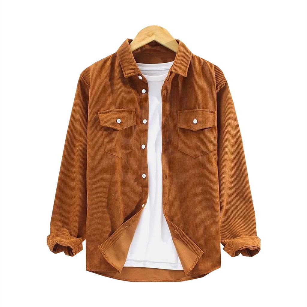 KEMEJA CORDUROY PRIA LENGAN PANJANG - KEMEJA CASUAL PRIA TERBARU DISTRO - KEMEJA KODORAI PRIA - KEME