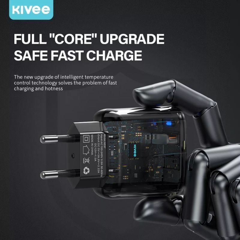 Fast Charging 18W Charger Adaptor / KIVEE Kepala Charger
