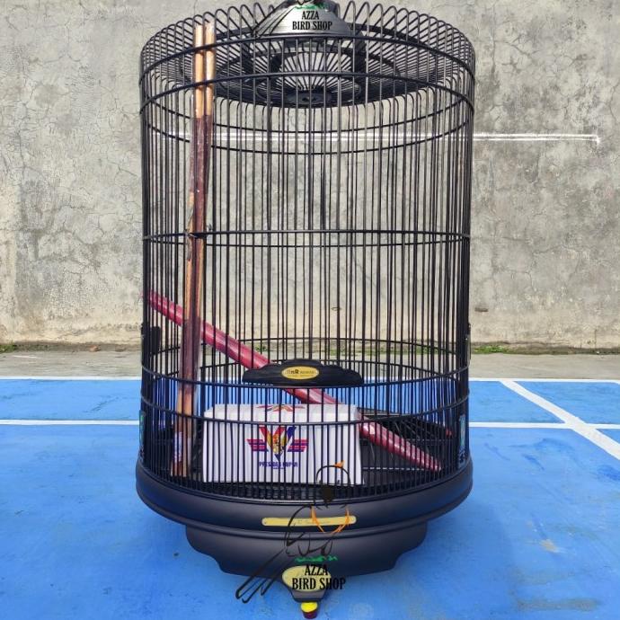 Sangkar Kandang Murai BnR PVC Black Doff No 2