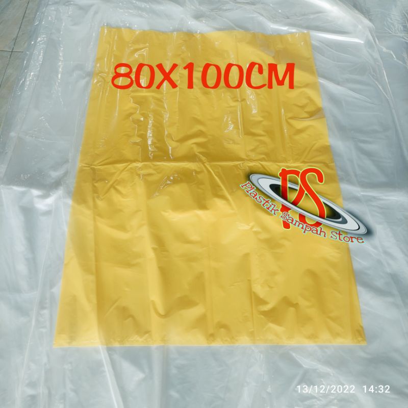 Kantong Plastik Sampah 80 X 100 Cm , Kantong Sampah Medis 80x100 Cm , Plastik Sampah Medis 80x100 Cm