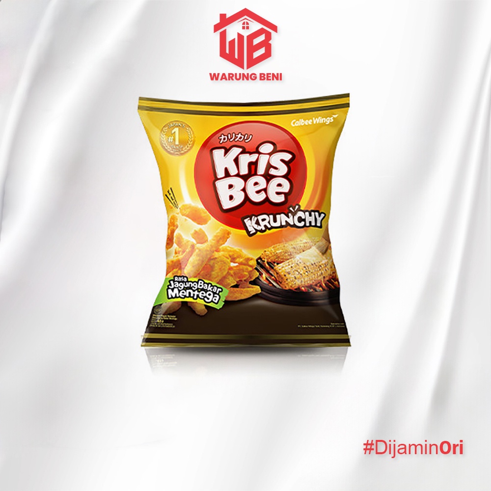

Krisbee Krunchy Makanan Ringan Jagung Bakar Mentega 75 gr