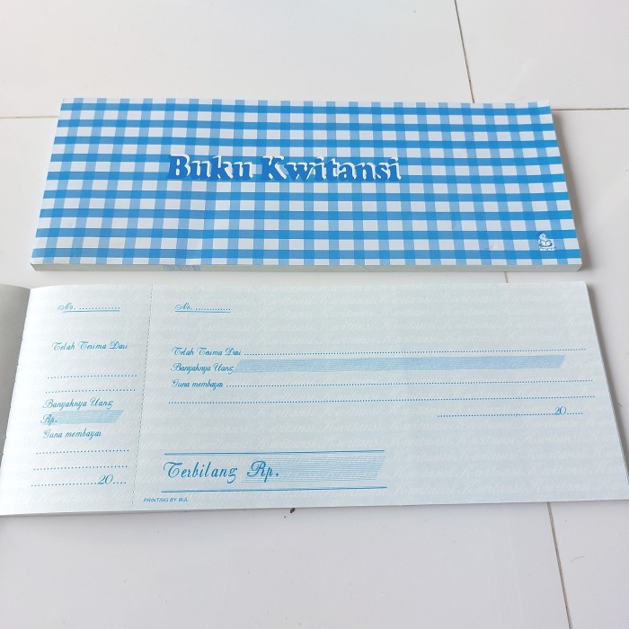 

Kwitansi Murah 270x105mm 48 Lembar 1 Buku