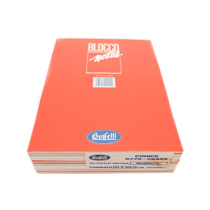 

Notes Polos A4 Buffetti 210x297mm 70 Lembar 1 Pack Isi 10 Stok Lama