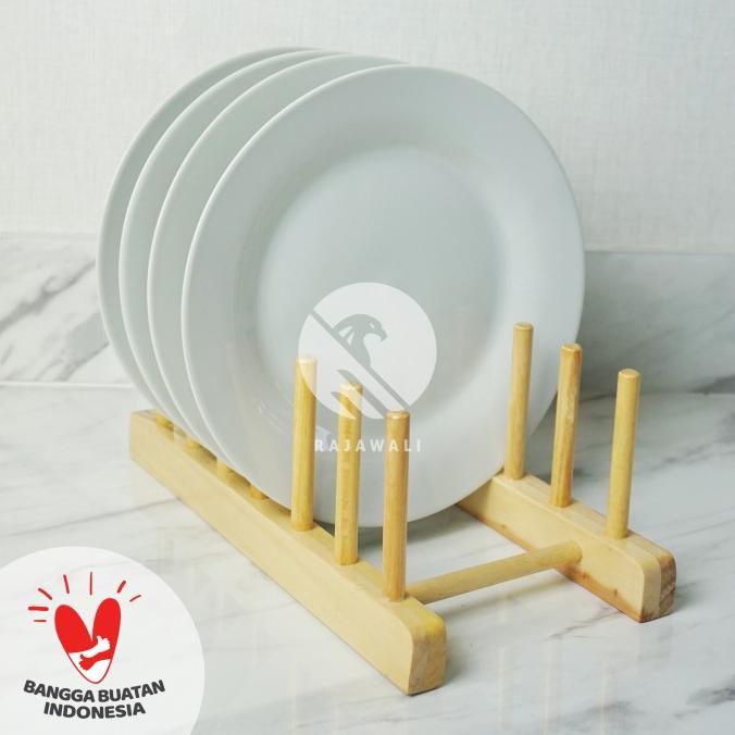 <<<<<] Tempat Piring Kayu Pinus