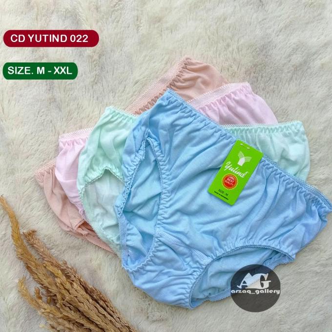 Grosir 1 Lusin CD YUTIND 022 | Celana Dalam Wanita yutind karet renda