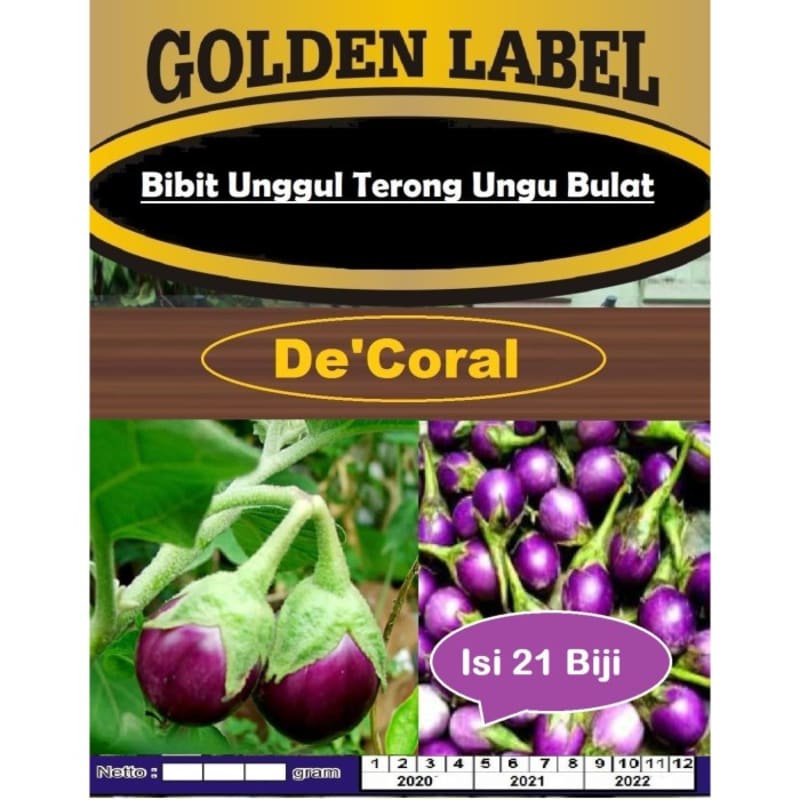 Bibit Unggul Terong Ungu Bulat | Benih Terong