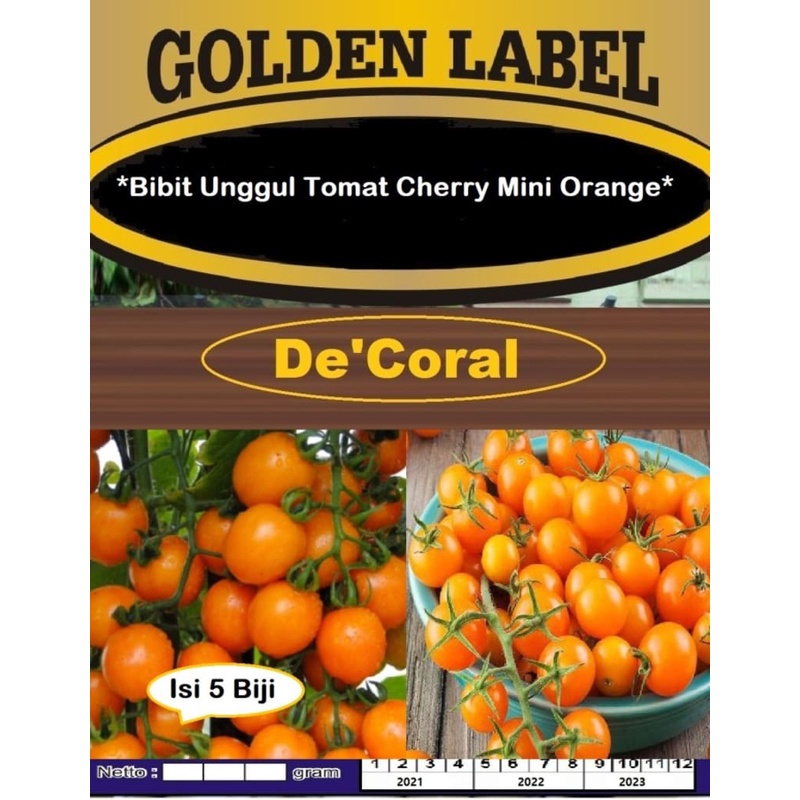 Bibit Unggul Tomat Cherry Mini Orange | Benih Tomat Cherry Mini Orange