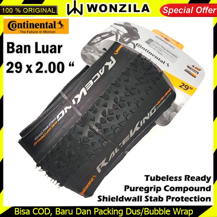 Promo Continental Race King Ban Luar 29 X 2.00 Inch Folding Lipat Kevlar Tr