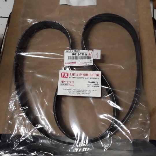 [New Ori] Spare Part Mobil Toyota Fanbelt Innova Fortuner Diesel 2004-2015 2.5Cc Diskon