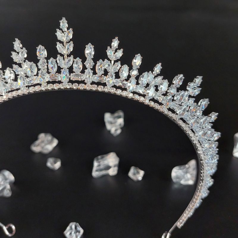 Mahkota Aurel Ricis - Mahkota Pengantin zircon Viral - Aurel Crown