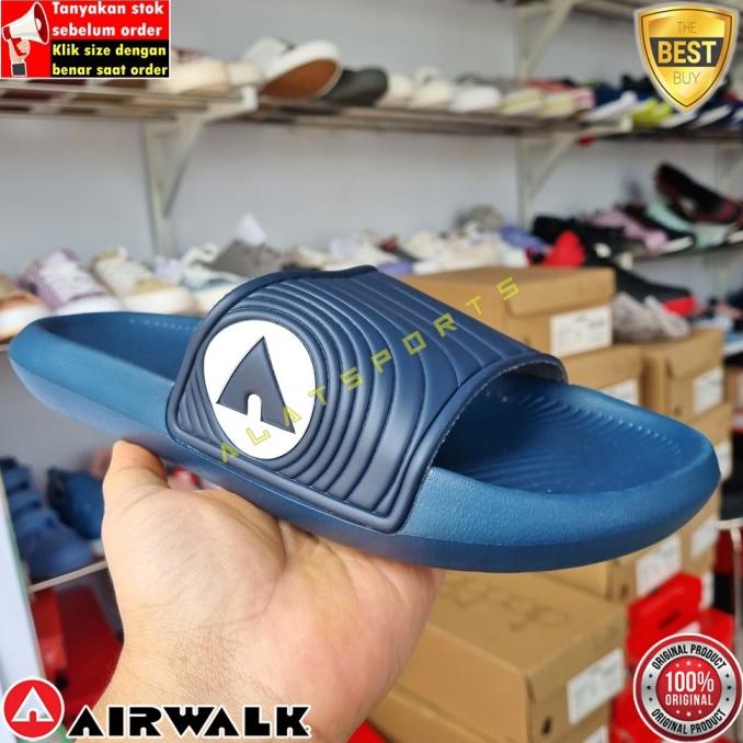 Ready Stock Airwalk Sandal Slop Slide Pria Original Terbaru Original