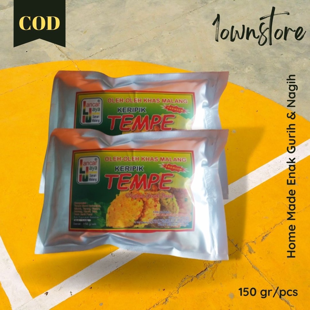 

Ready Paket Keripik Tempe Goreng Malang Kripik Lancar Jaya Rasa Original Jeruk Purut Tempeh Chips