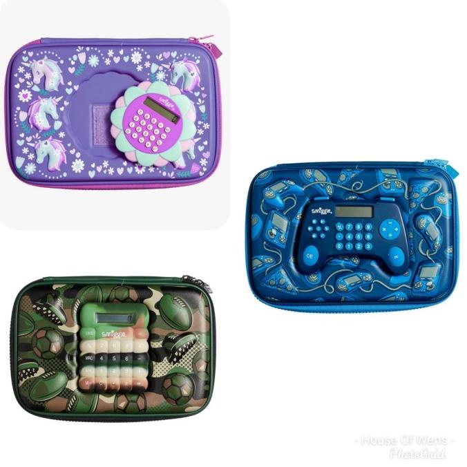

New Smiggle Calculator Hardtop Pencil Case - Tempat Pensil Smiggle Original