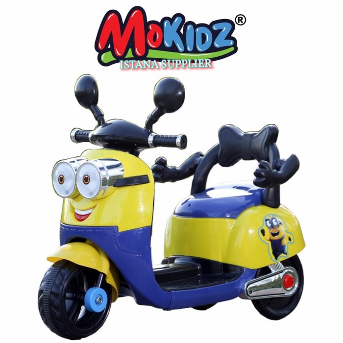 Mainan Motor Scoopy Vespa Aki Anak Perempuan Laki Terbaru Keren Murah