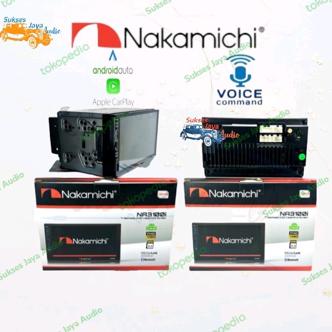 NEW HEAD UNIT ANDROID NAKAMICHI 7 INCH T5 NA 3001I DSP,CARPLAY,RAM 4/64 GB ORIGINAL TERBARU