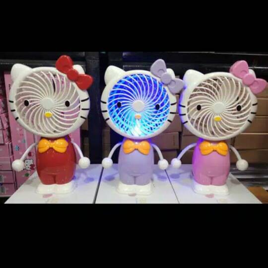 Discount Kipas angin portable/kipas emergency hello kitty full body /KIPAS ANGIN MINI/KIPAS ANGIN