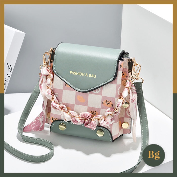 Tas Slempang Wanita Hp - Tas Cewek Korean Style - Tas Wanita Handphone Bagance Bn084