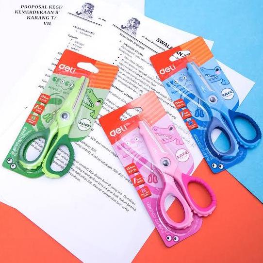 

BARANG TERBARU !!! DELI E6071 CROCODILE SCISSOR GUNTING ANAK BESI LAPIS PLASTIK - TERLARIS