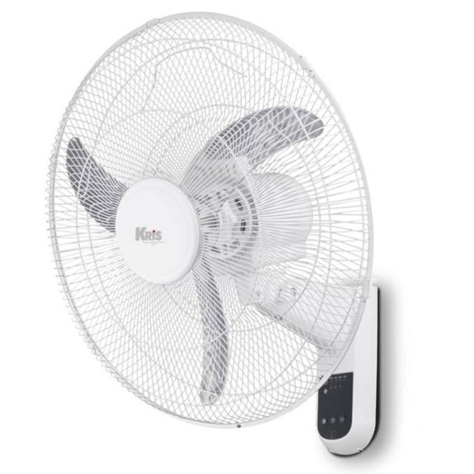 Kipas angin dinding Krisbow wall fan 18inch pakai remote