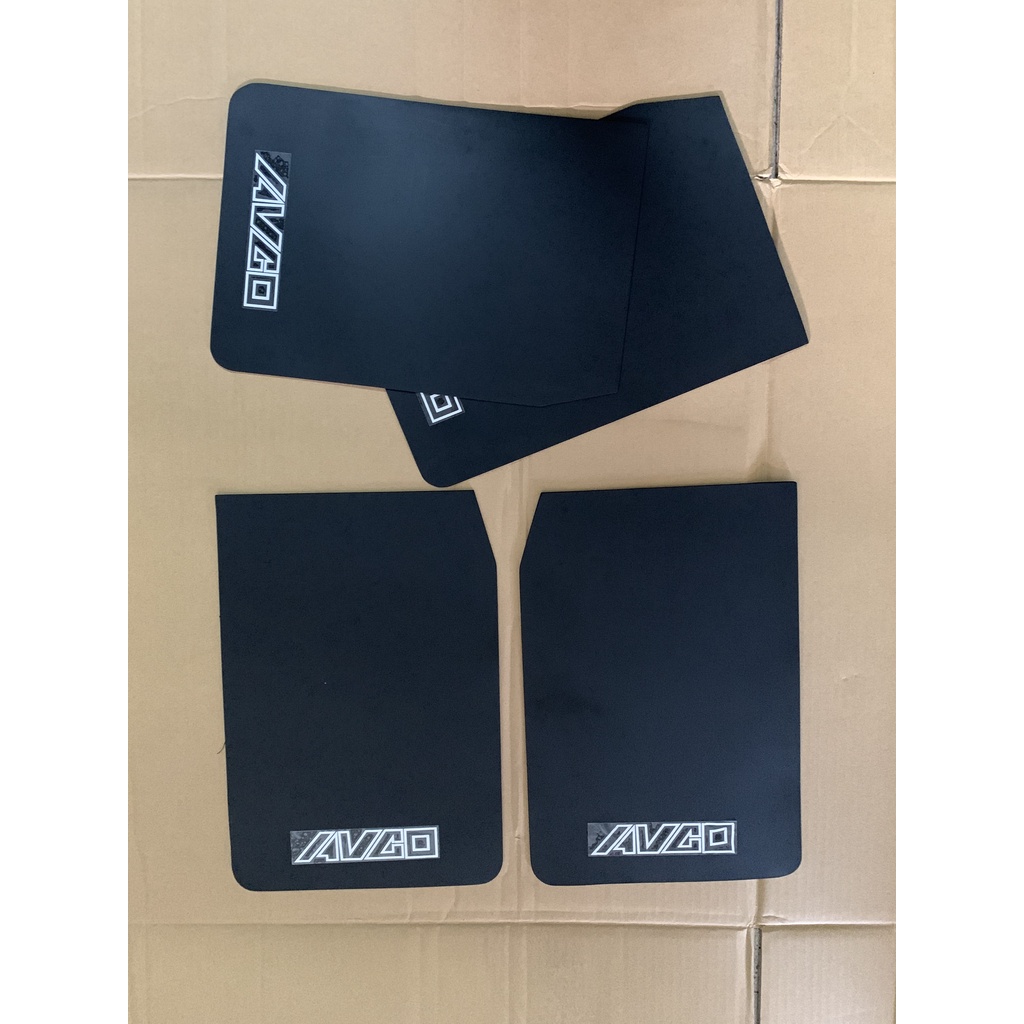 Mudflap Mudguard Karpet Lumpur Kepet Lumpur Model Rally Look Mobil Universal 4pcs