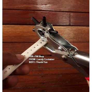 

Pembolong Kulit Gesper Sabuk Plus Mata Ayam Visking Isi 2 / Leather Hole Punch