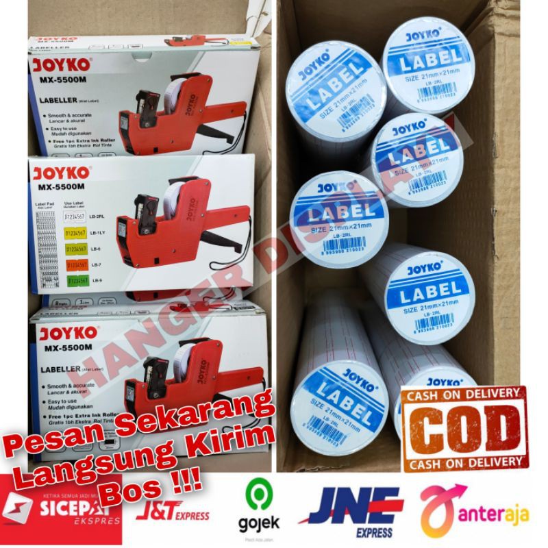 

Alat Mesin Label Harga Price Labeller Joyko Mx-5500 1 Baris 8 Digit Mesin Label Harga Expired Cod