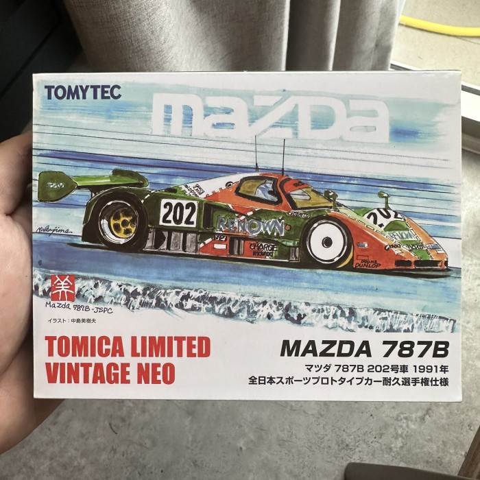 ✨New Tomica Limited Vintage Neo Tlv Mazda 787B No202 202 Box Rusak Dikit Bisa Gojek