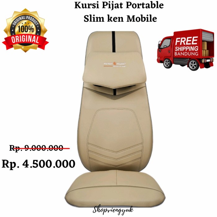 Ready Kursi Pijat Portable Slim Ken Mobile Massager Mobil Perfect Health