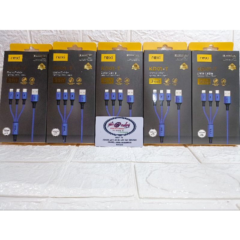 Cable Data 3 In 1 Model KD01-T