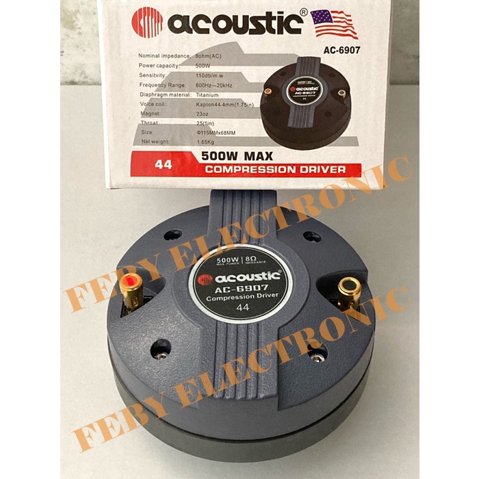 Promo Tweeter Driver Acoustic Pa 44